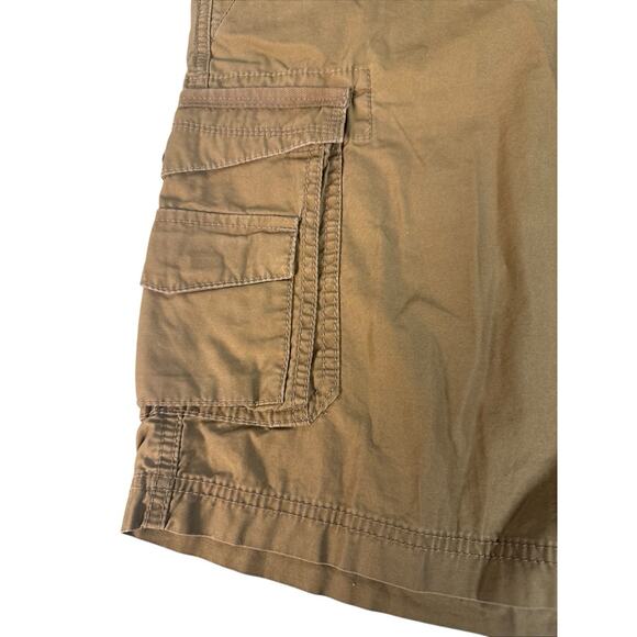 UNION MEN'S SIZE 34 BROWN COTTON CARGO‎ HIKING WALKING OUTDOOR SHORTS NWT - Picture 3 of 8